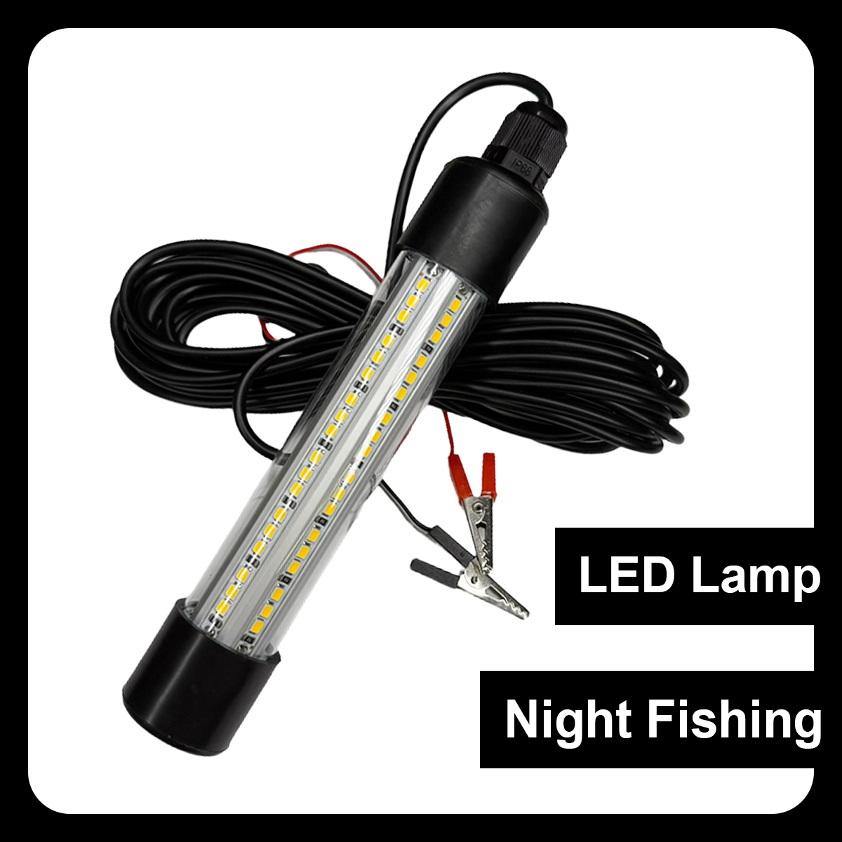Fishing Boat Depth Finder - LED lámpara de pesca submarina lámpara