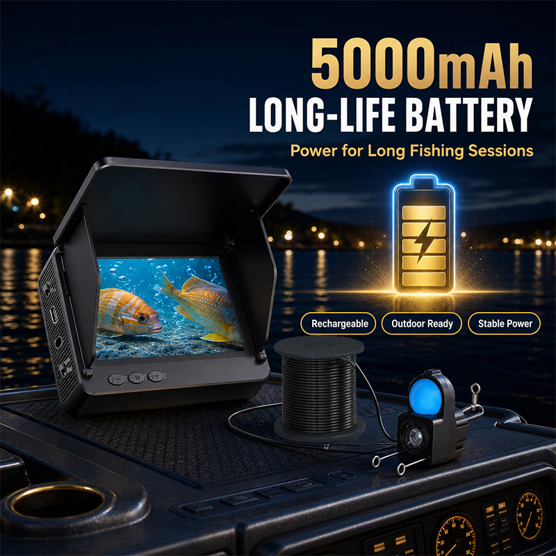 Cámara Subacuática para Pesca, - Fishing Boat Depth Finder reseña y precio