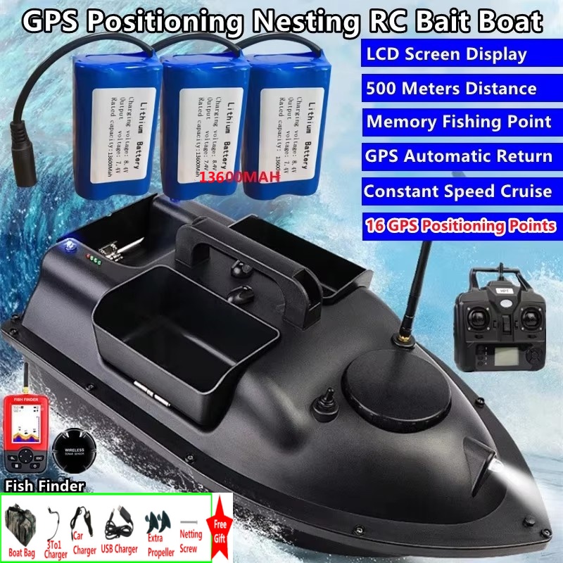 Barco de Pesca RC con Sonar, G - Fishing Boat Depth Finder reseña y precio